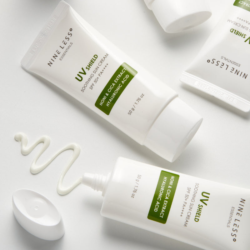 Essentials UV Shield Beruhigende Sonnencreme LSF 50+ PA++++