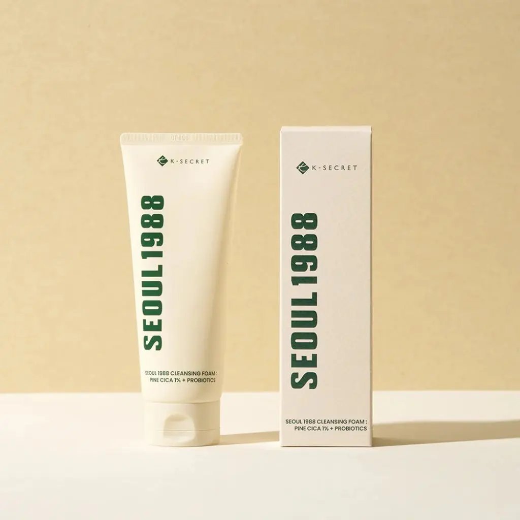 K-Secret - Seoul 1988 Cleansing Foam: Pine Cica 1% + Probiotics