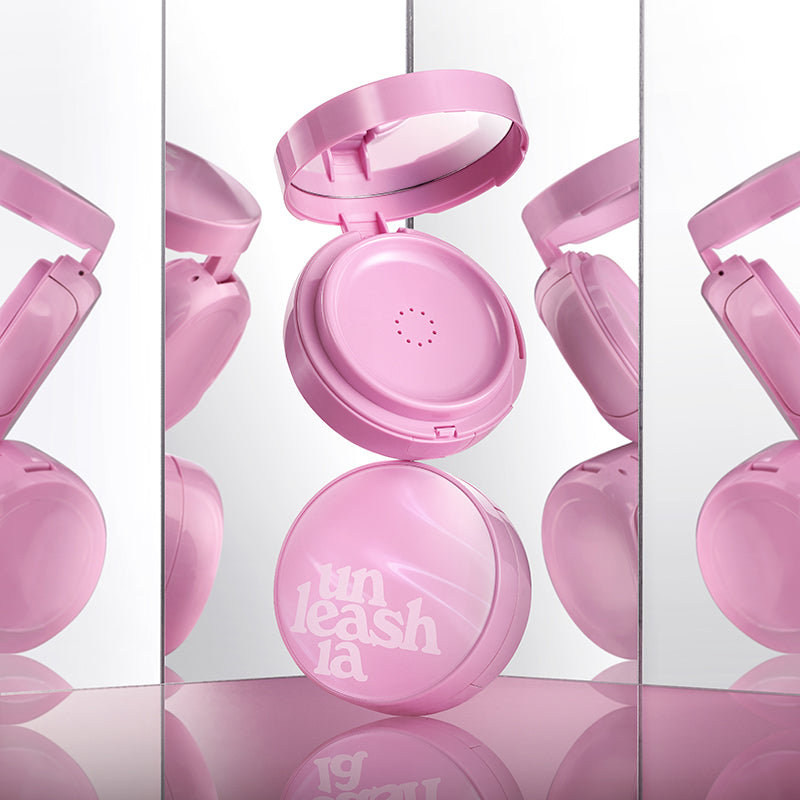 Glas nicht berühren – rosa Kissen