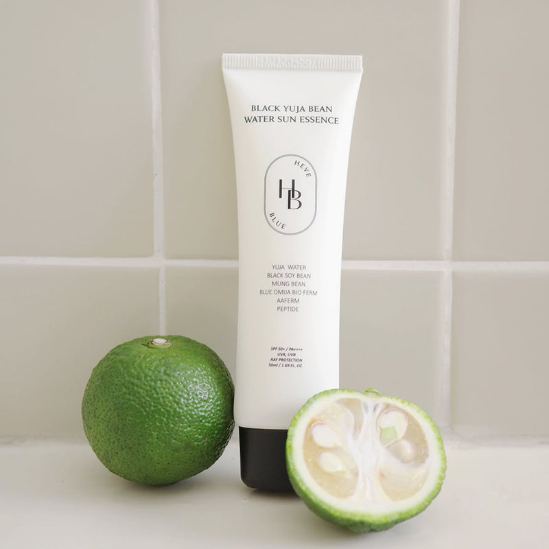 Schwarze Yuja-Bohnen-Wasser-Sonnenessenz