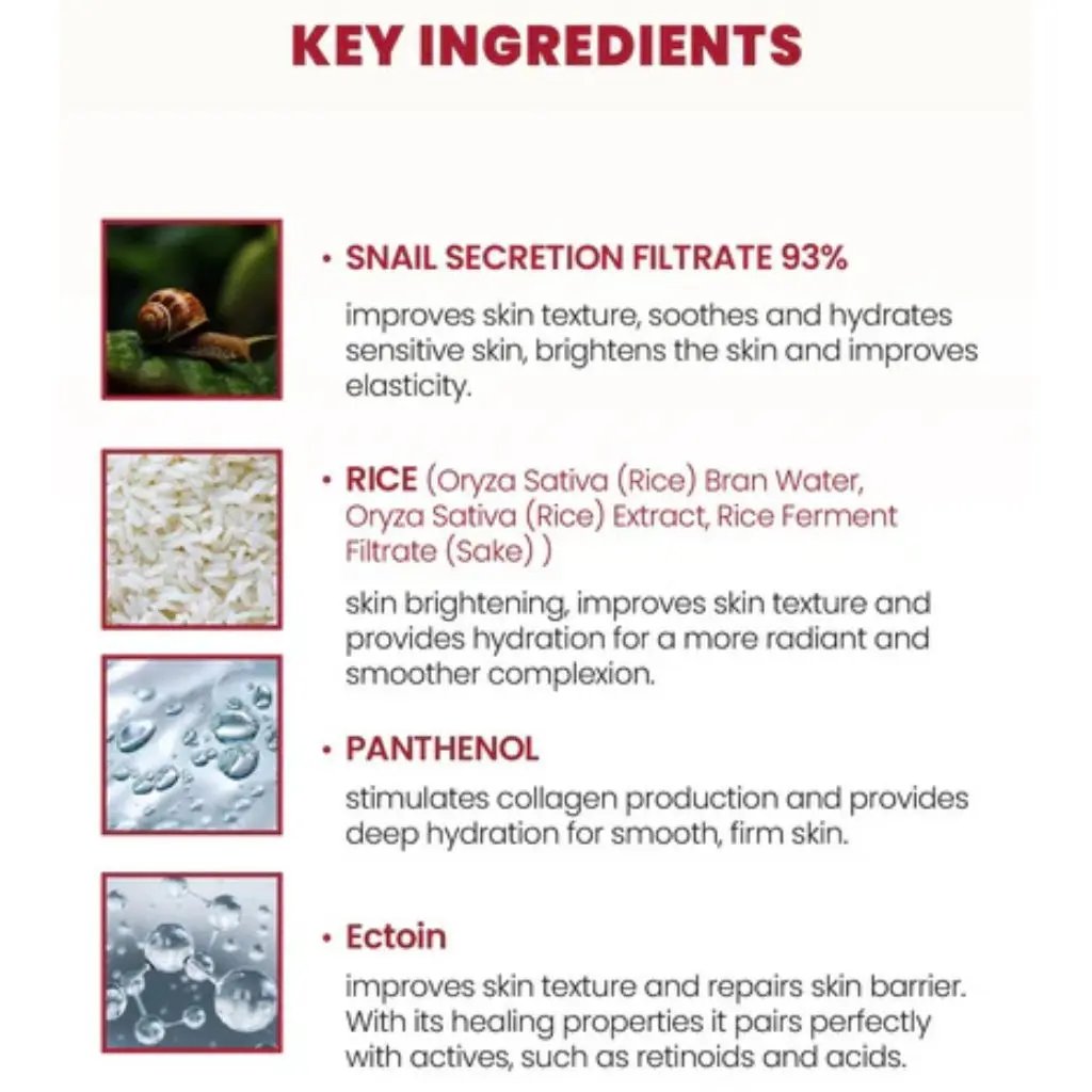 K-Secret - Seoul 1988 Essence: Snail Mucin 97 Percent + Rice 100ml