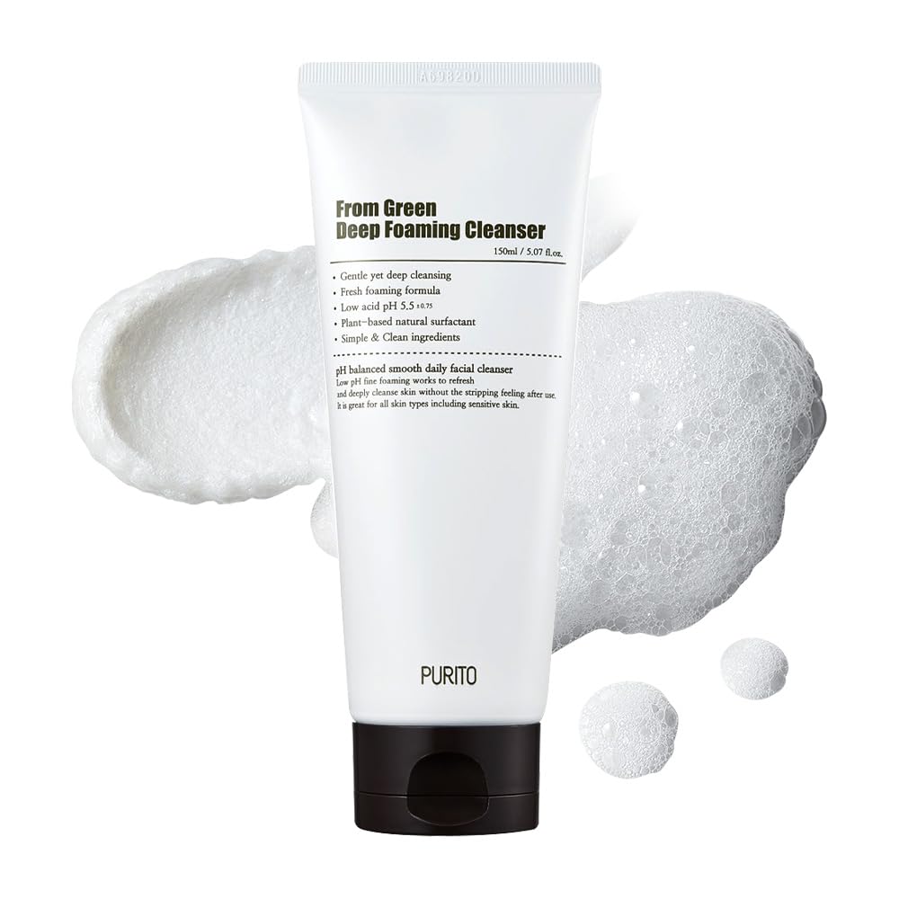 From Green Deep Foaming Cleanser - Purito SEOUL