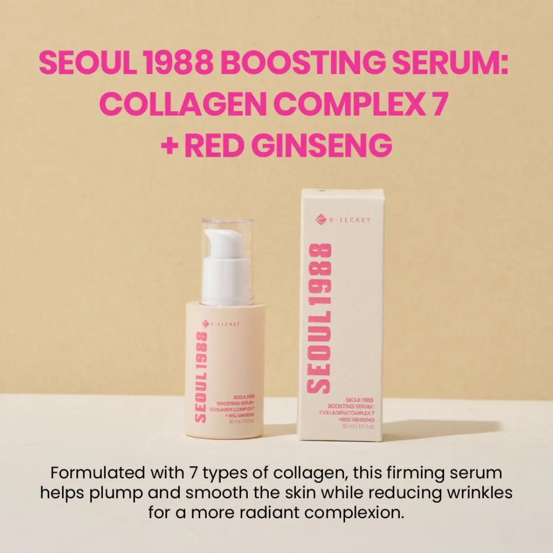 K-Secret - Seoul 1988 Boosting Serum: Collagen Complex 7 + Red Ginseng