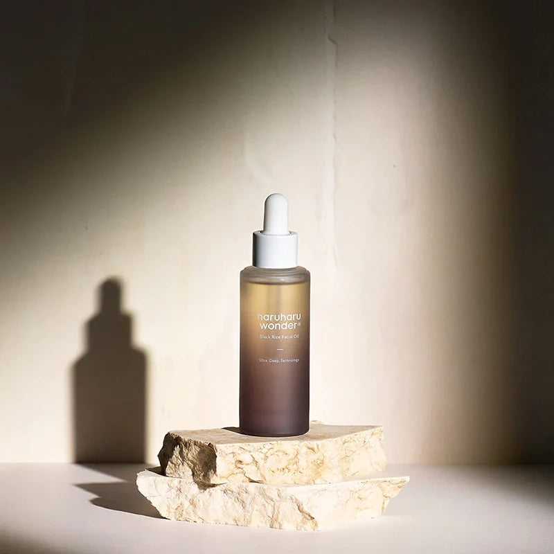 Gesichtsöl aus schwarzem Reis