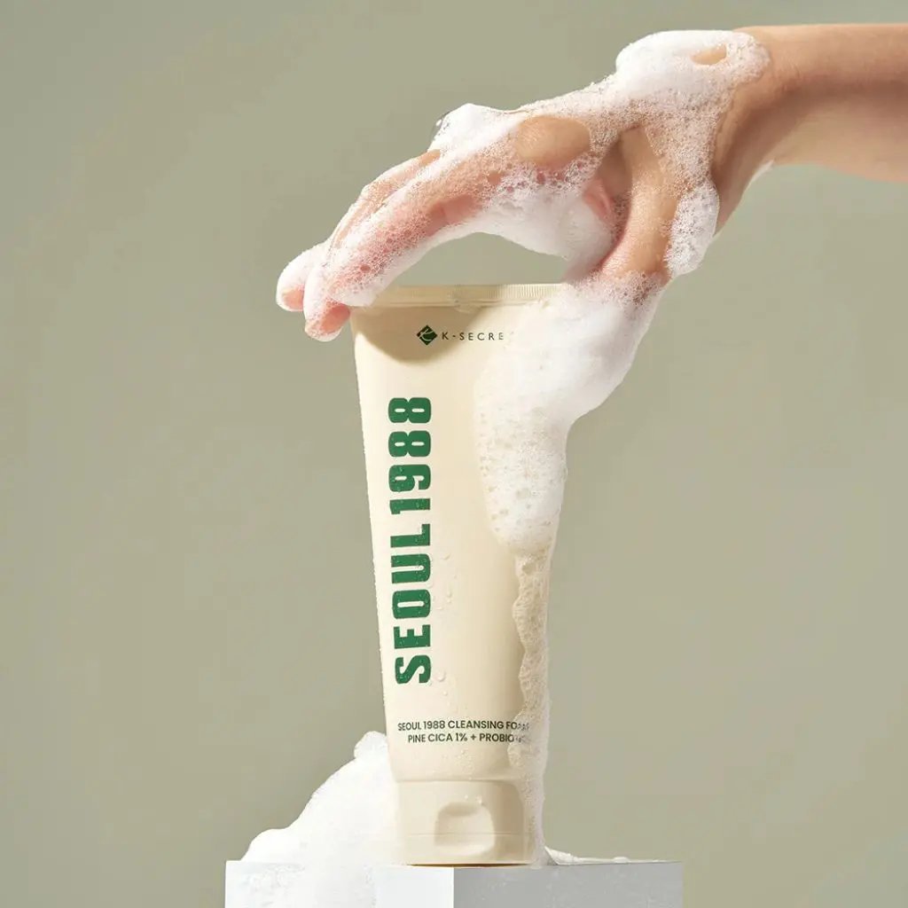 K-Secret - Seoul 1988 Cleansing Foam: Pine Cica 1% + Probiotics