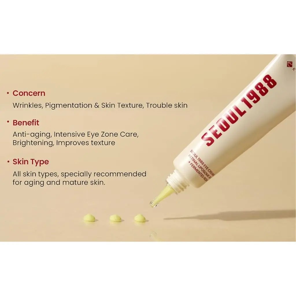 K-Secret - Seoul 1988 Eye Cream: Retinal Liposome 4 Percent + Fermented Bean 30ml