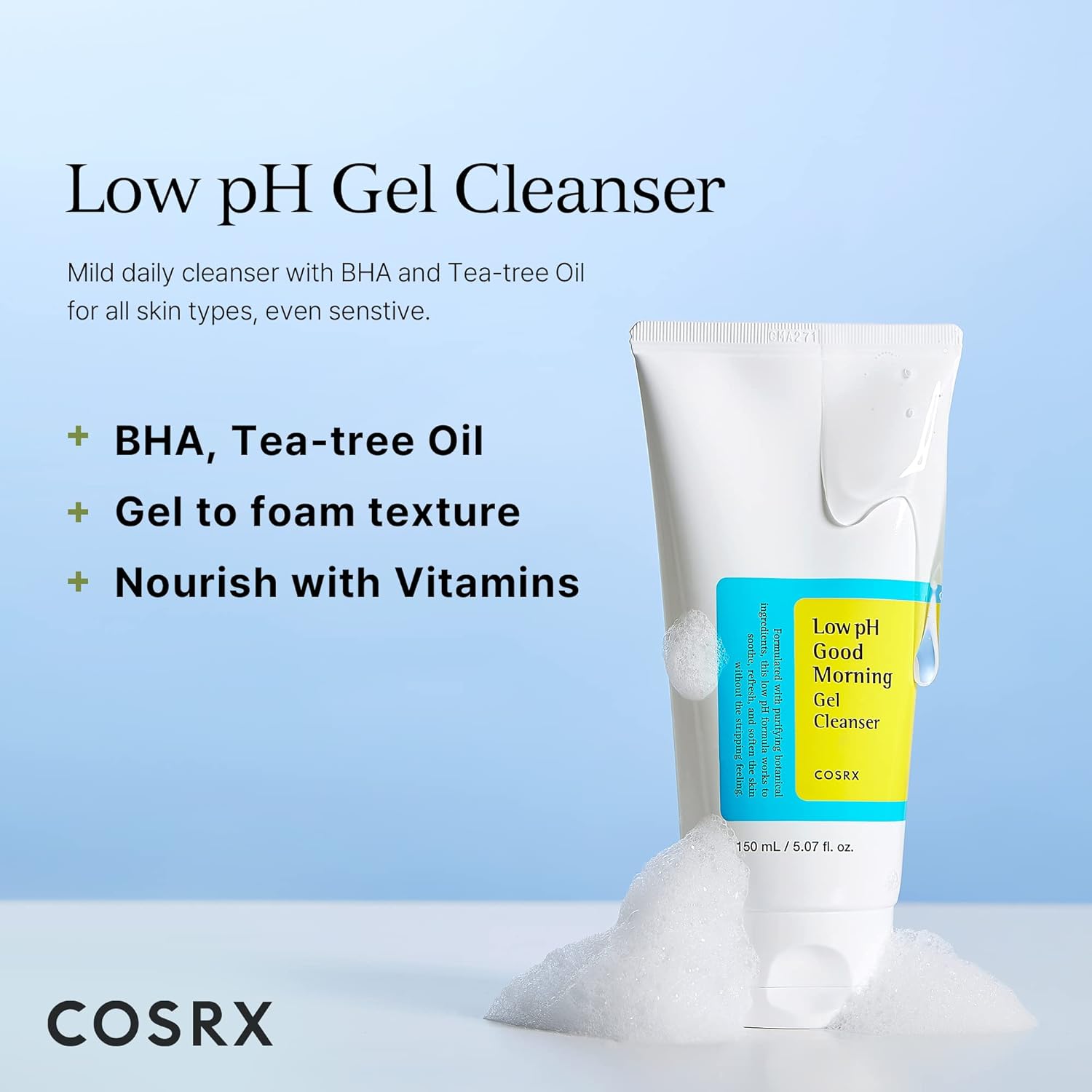 Low pH Good Morning Gel Cleanser - COSRX