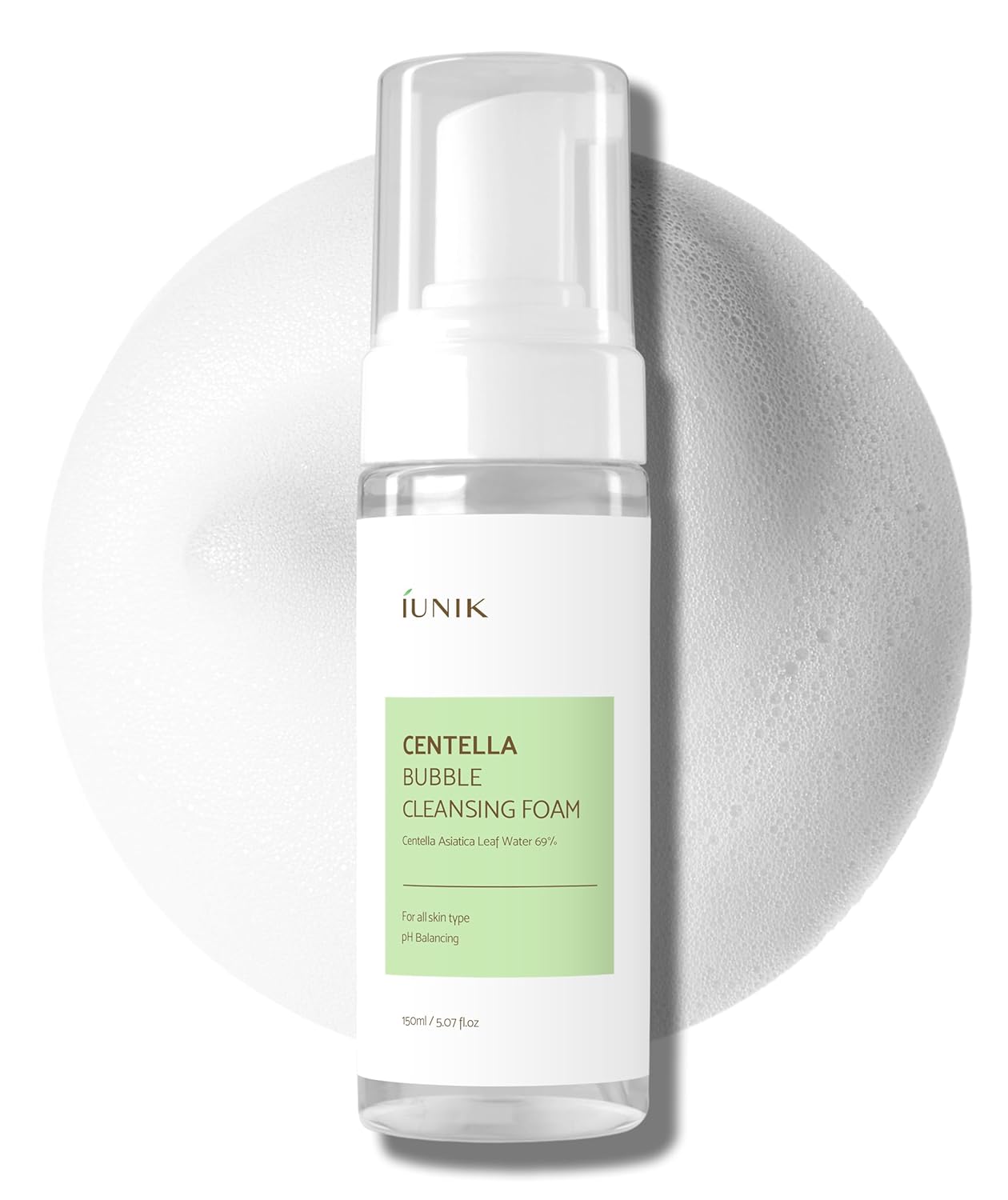 Centella Bubble Cleansing Foam - IUNIK