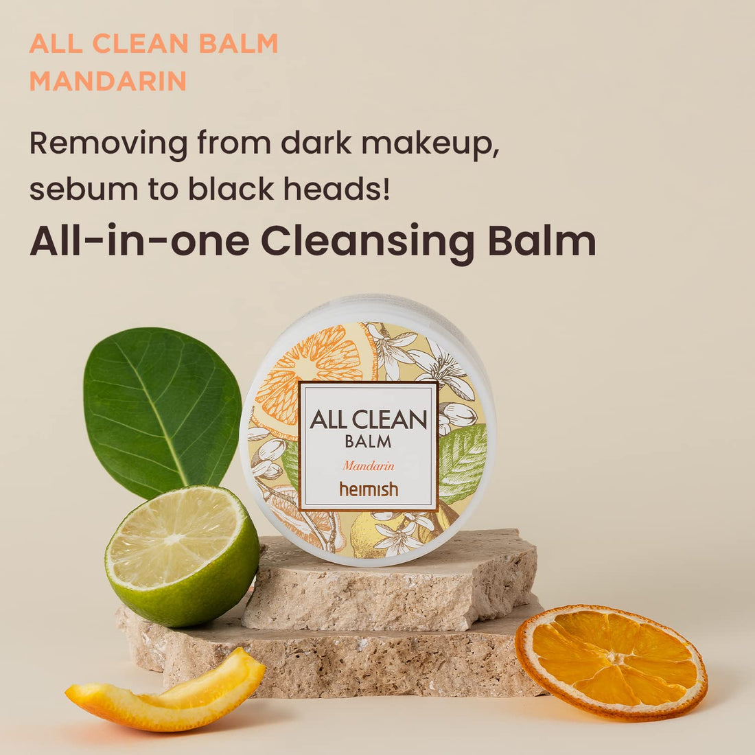 All Clean Balm Mandarin - Heimish