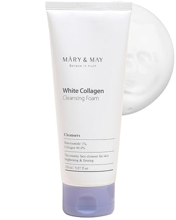 White Collagen Cleansing Foam - MARY & MAY