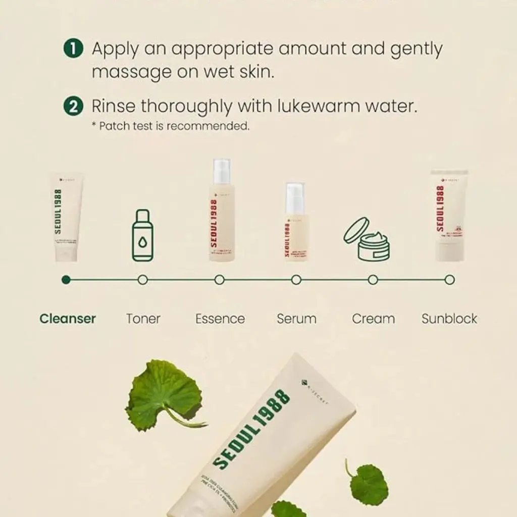 K-Secret - Seoul 1988 Cleansing Foam: Pine Cica 1% + Probiotics