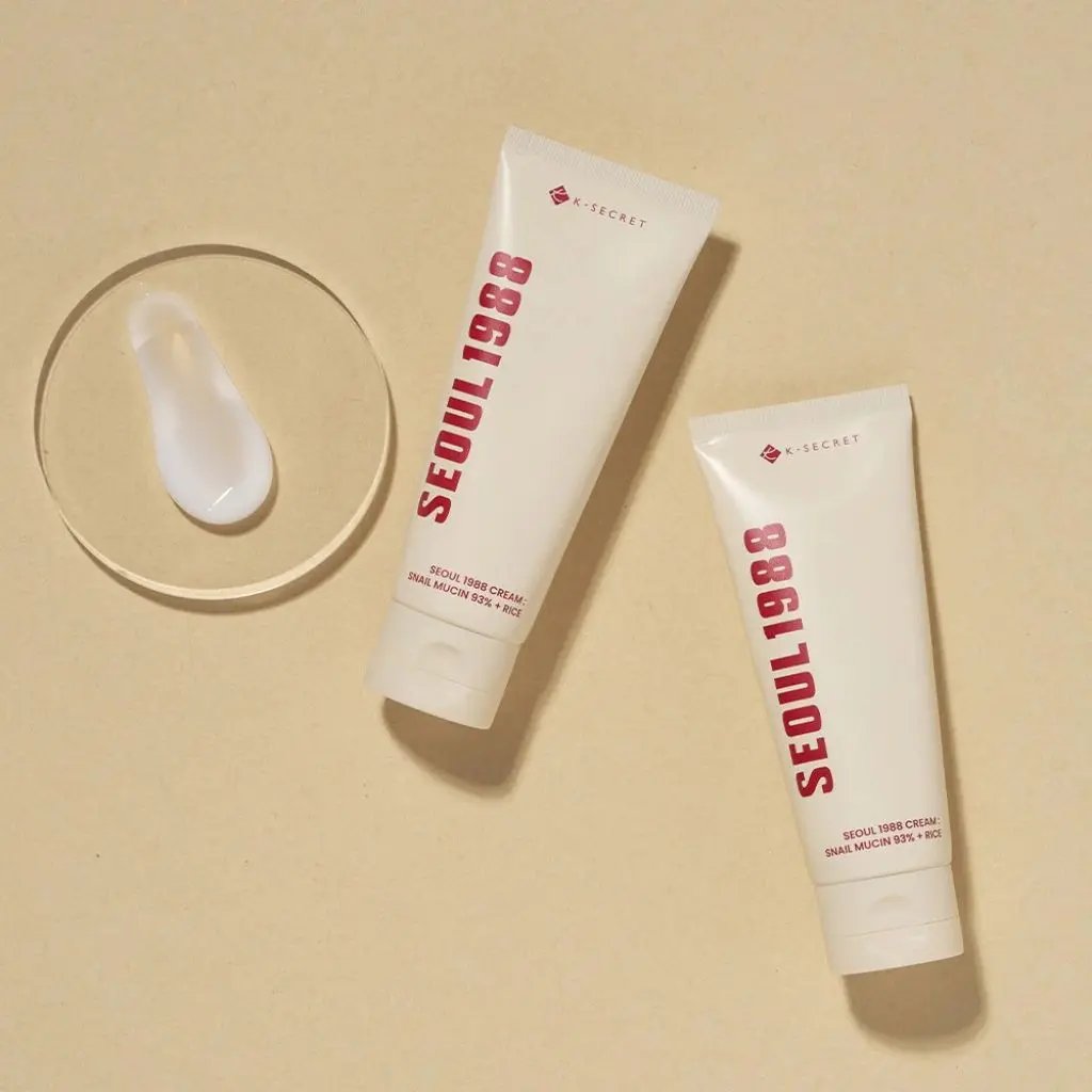 K-Secret - Seoul 1988 Cream: Snail Mucin 93 Percent + Rice 100ml