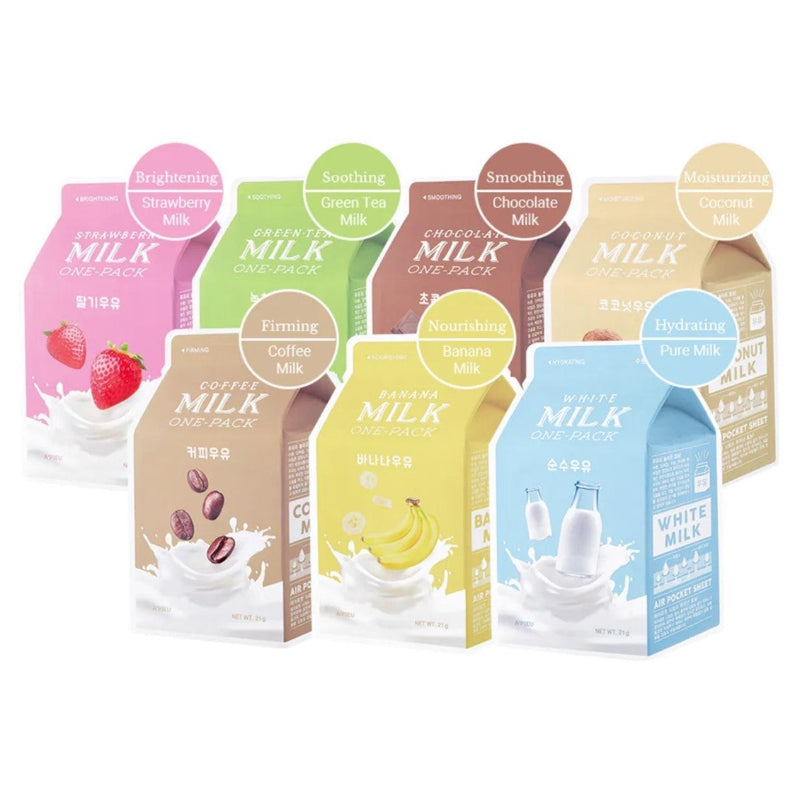 Milk One-Pack Facemask #Chocolate Milk