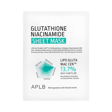 Glutathione Niacinamide Sheet Mask - 1 Sheet Mask