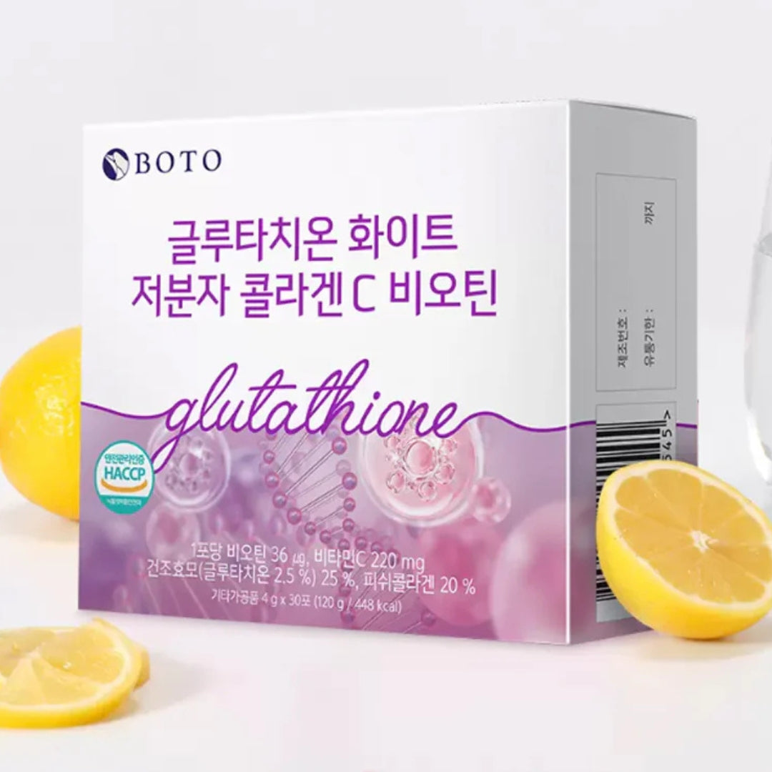 Glutathione White Small Molecule Collagen C Biotin - 4 g x 30 Sticks