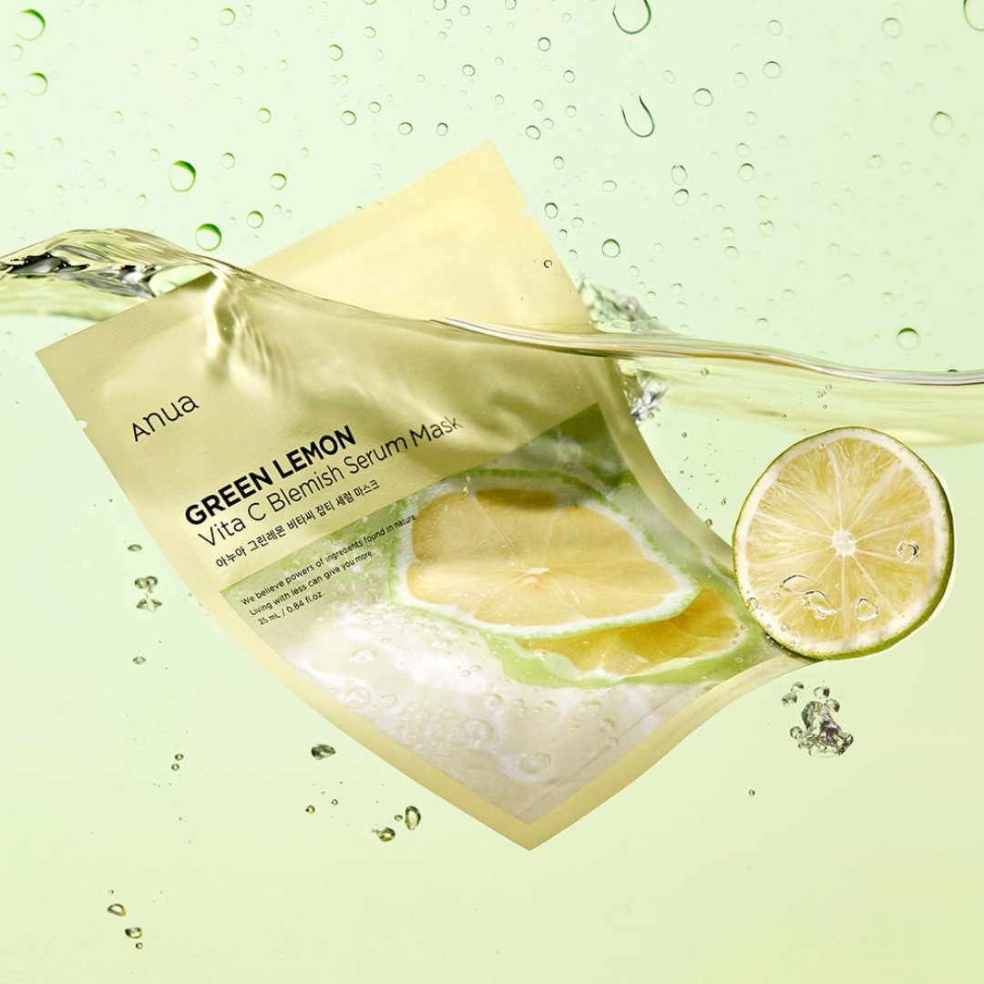 Green Lemon Vita C Blemish Serum Mask - 1 Sheet Mask