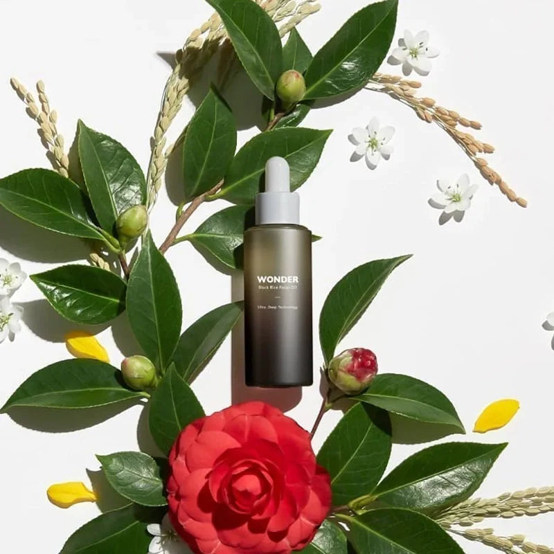 Gesichtsöl aus schwarzem Reis