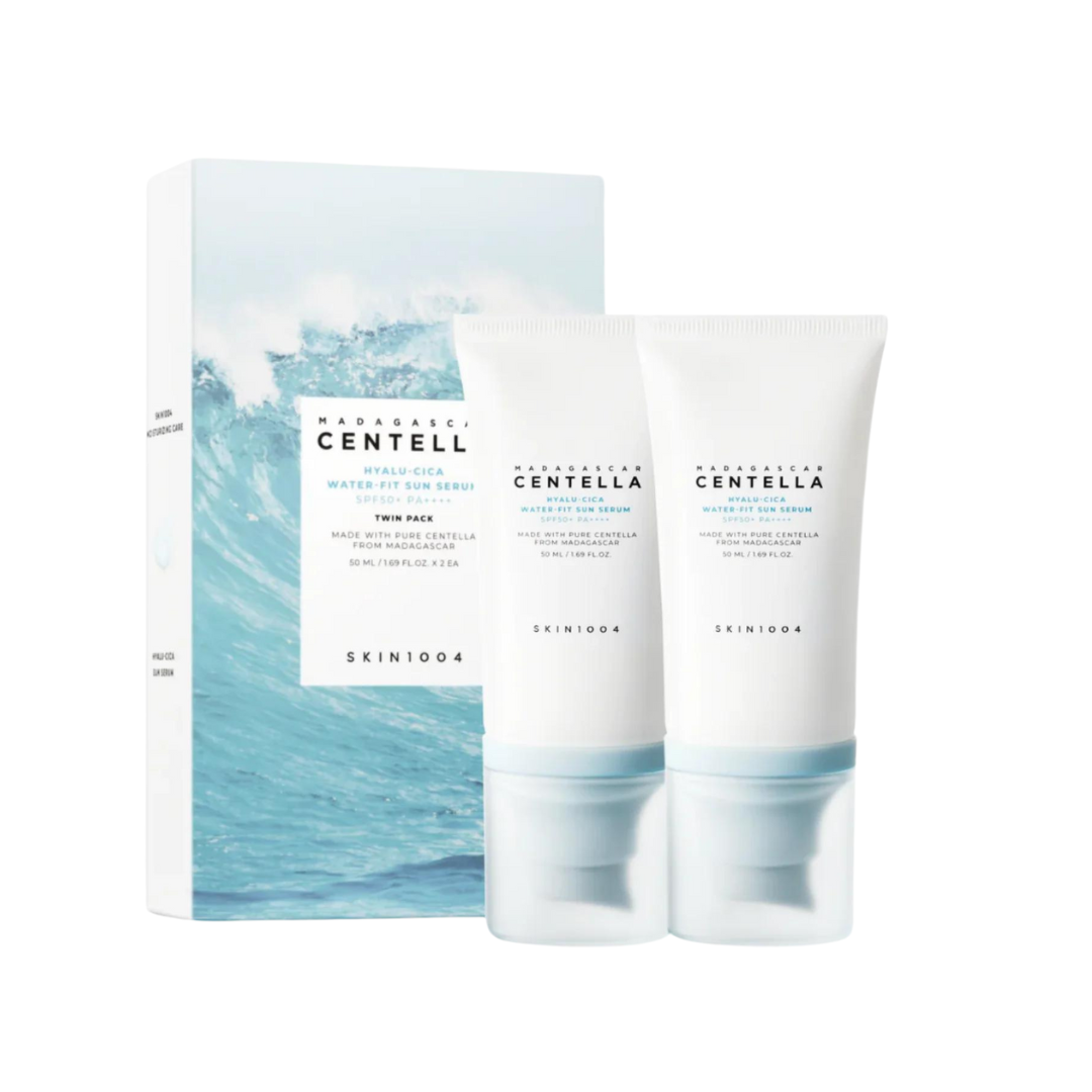 Madagascar Centella Hyalu-Cica Water-Fit Sun Serum - 50 ml x 2
