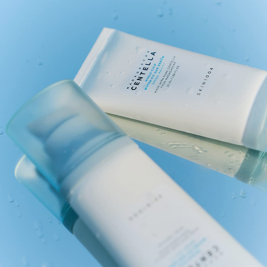 Madagascar Centella Hyalu-Cica Water-Fit Sun Serum - 50 ml x 2