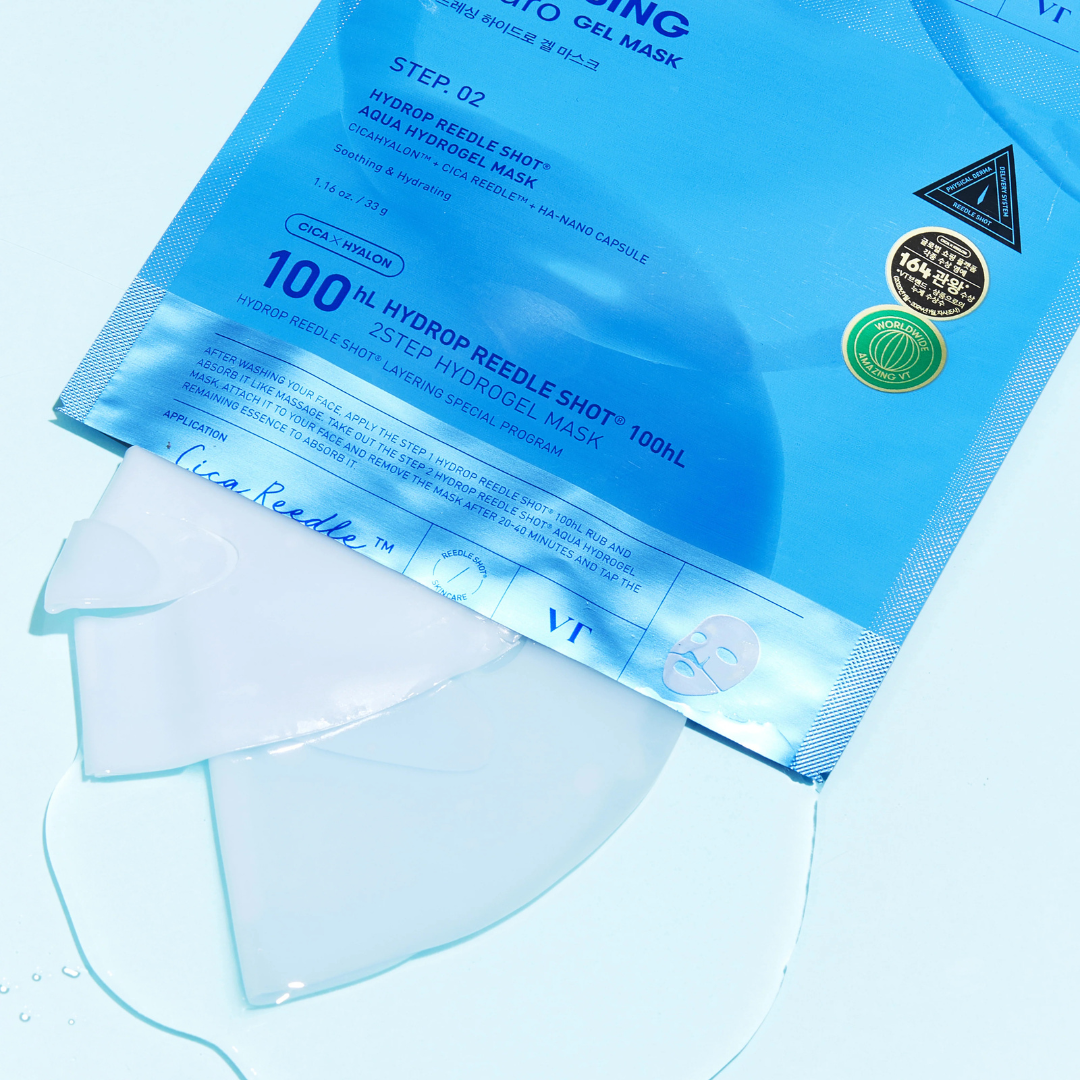 Hydrop Reedle Shot 100hL 2 Step Hydrogel Mask - 1.5 g + 33 g