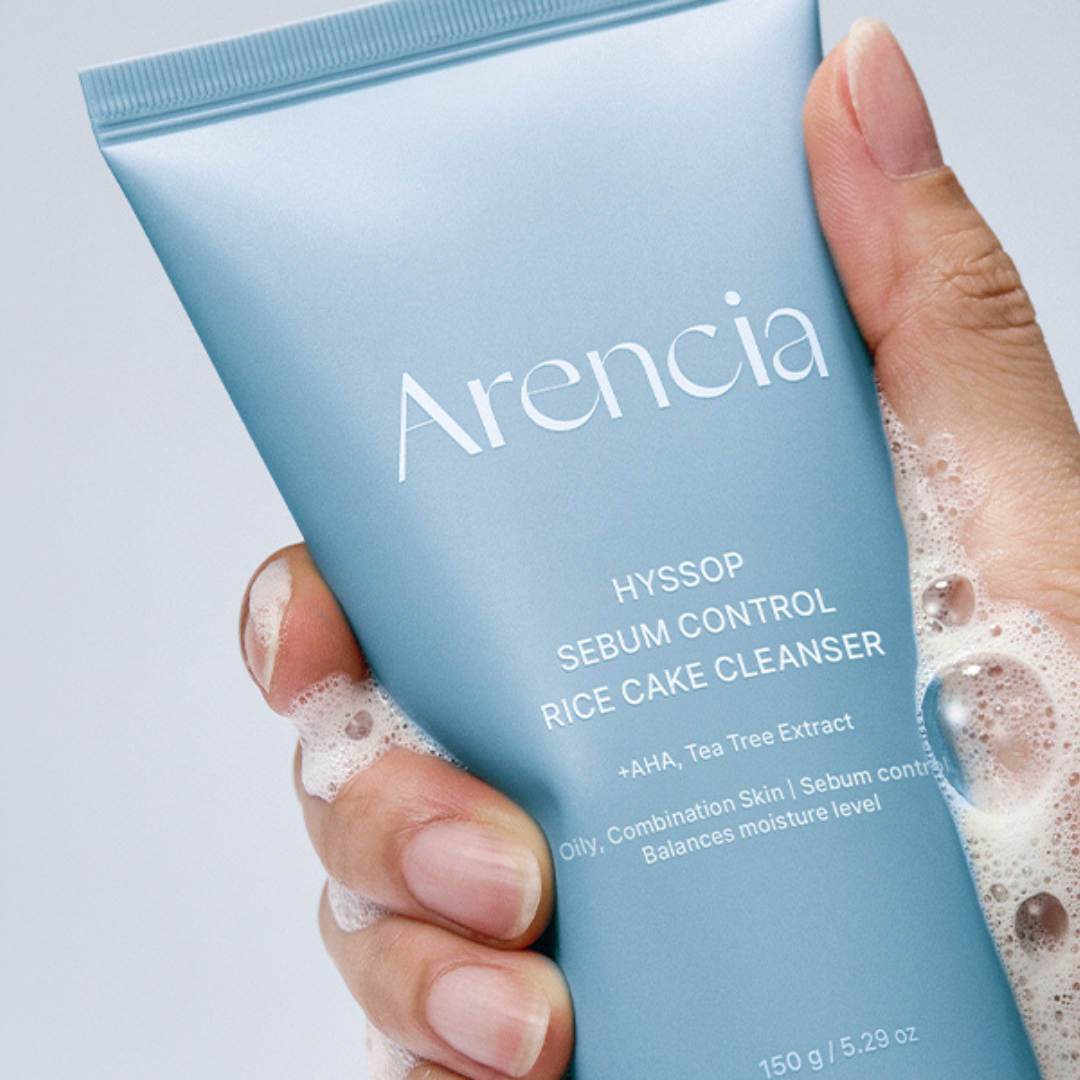 Hyssop Sebum Control Rice Cake Cleanser - 150g