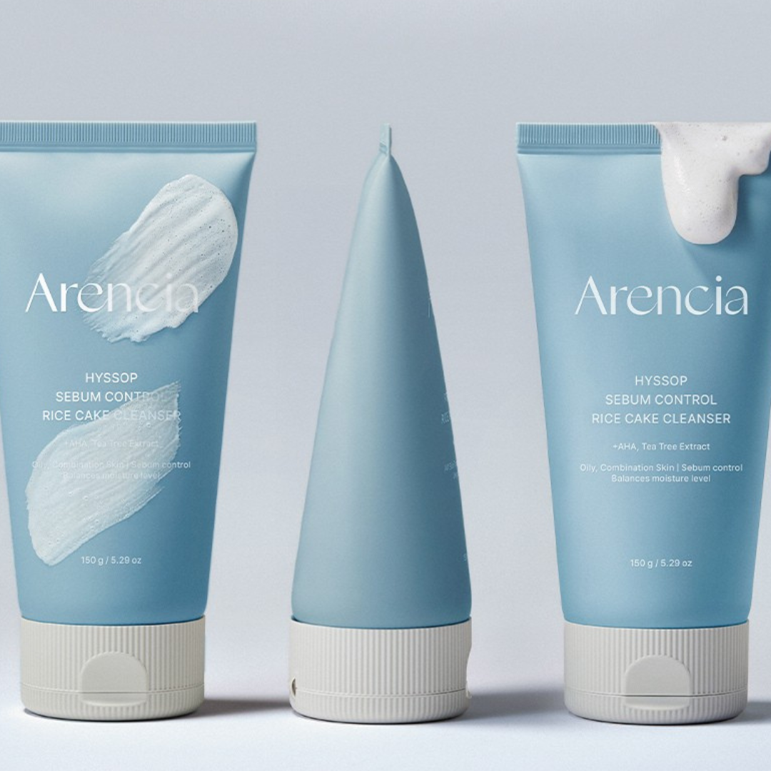 Hyssop Sebum Control Rice Cake Cleanser - 150g