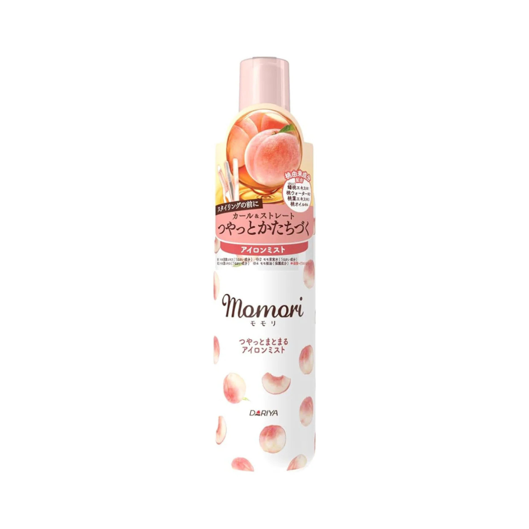 Momori Peach Glossy Iron Hair Mist - 150 ml