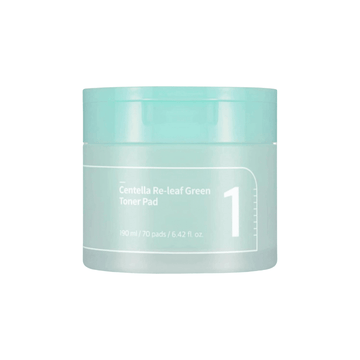 No. 1 Centella Re-leaf Green Toner Pad - 70 pads