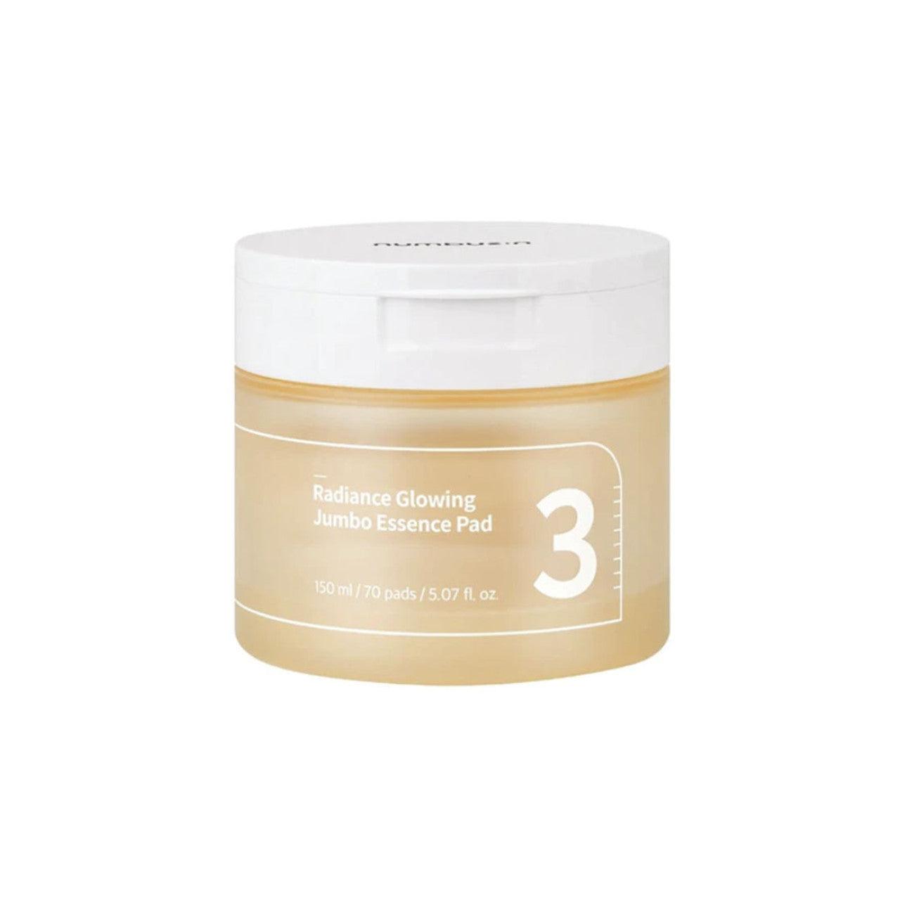 No.3 Radiance Glowing Jumbo Essence Pad - 70 Pads
