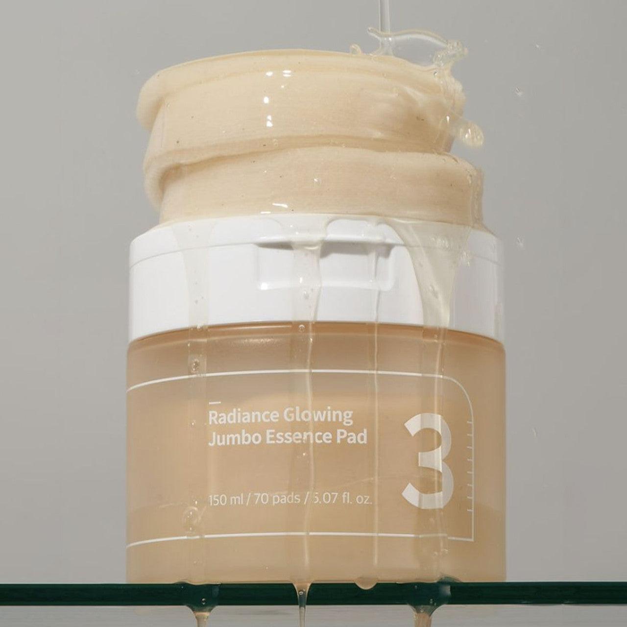 No.3 Radiance Glowing Jumbo Essence Pad - 70 Pads