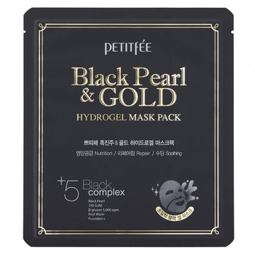 Black Pearl & Gold Hydrogel Mask Pack