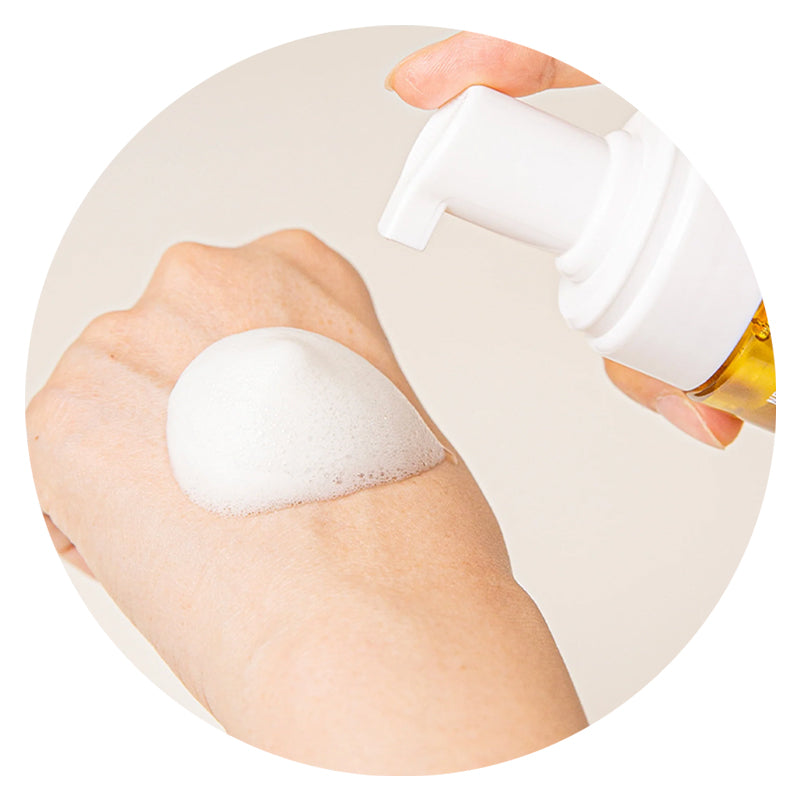 Echter frischer Schaum Heartleaf