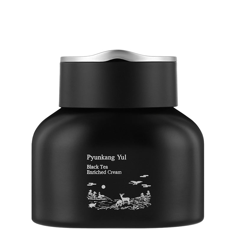 Mit schwarzem Tee angereicherte Sahne