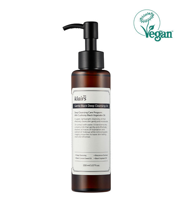 Gentle Black Deep Cleansing Oil - Klairs