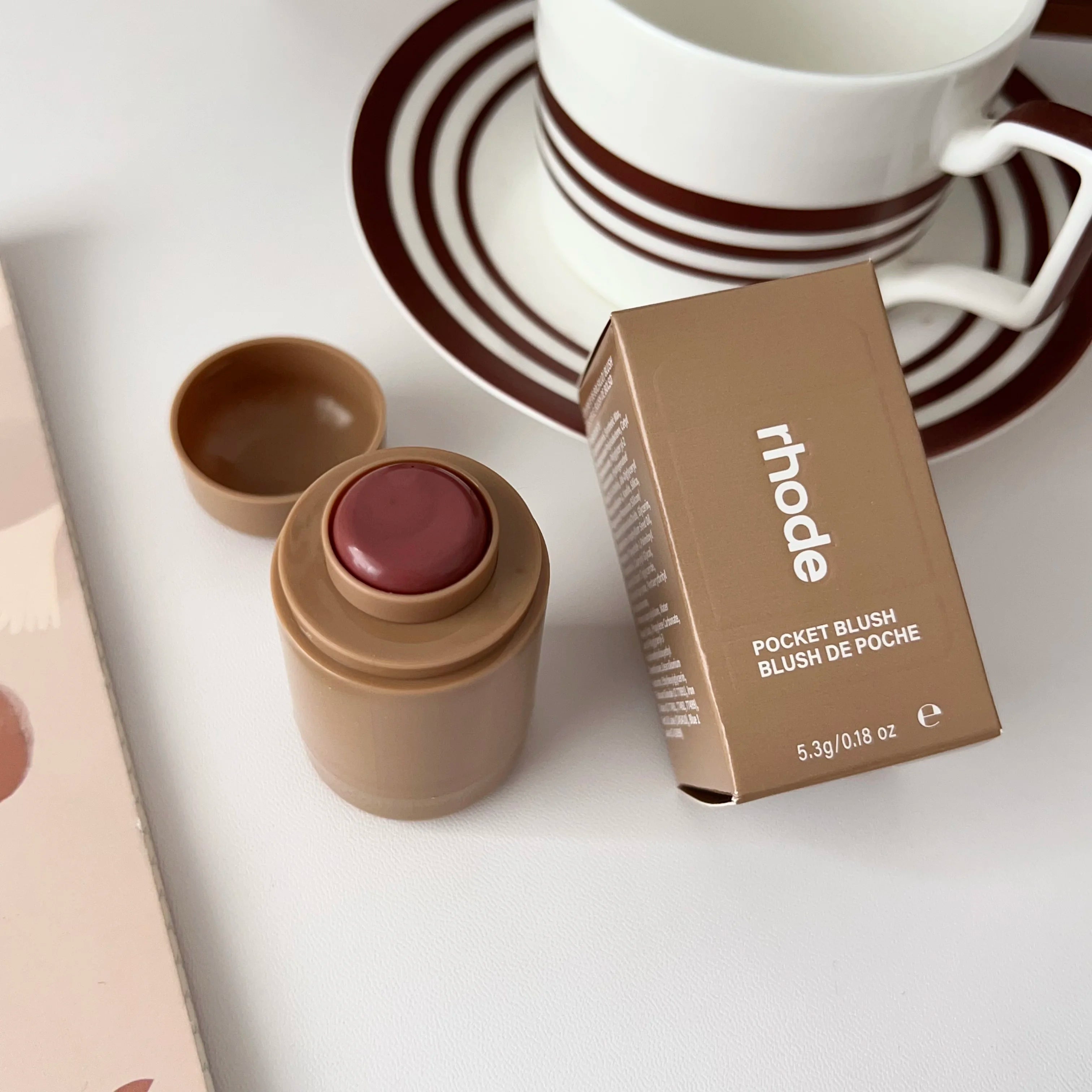 RHODE Makeup Cheek Blush Cream Blusher Stick Lip Gloss Phone Case For iPhone New Toast SALTY TAN Raspberry Espresso Lipstick INS