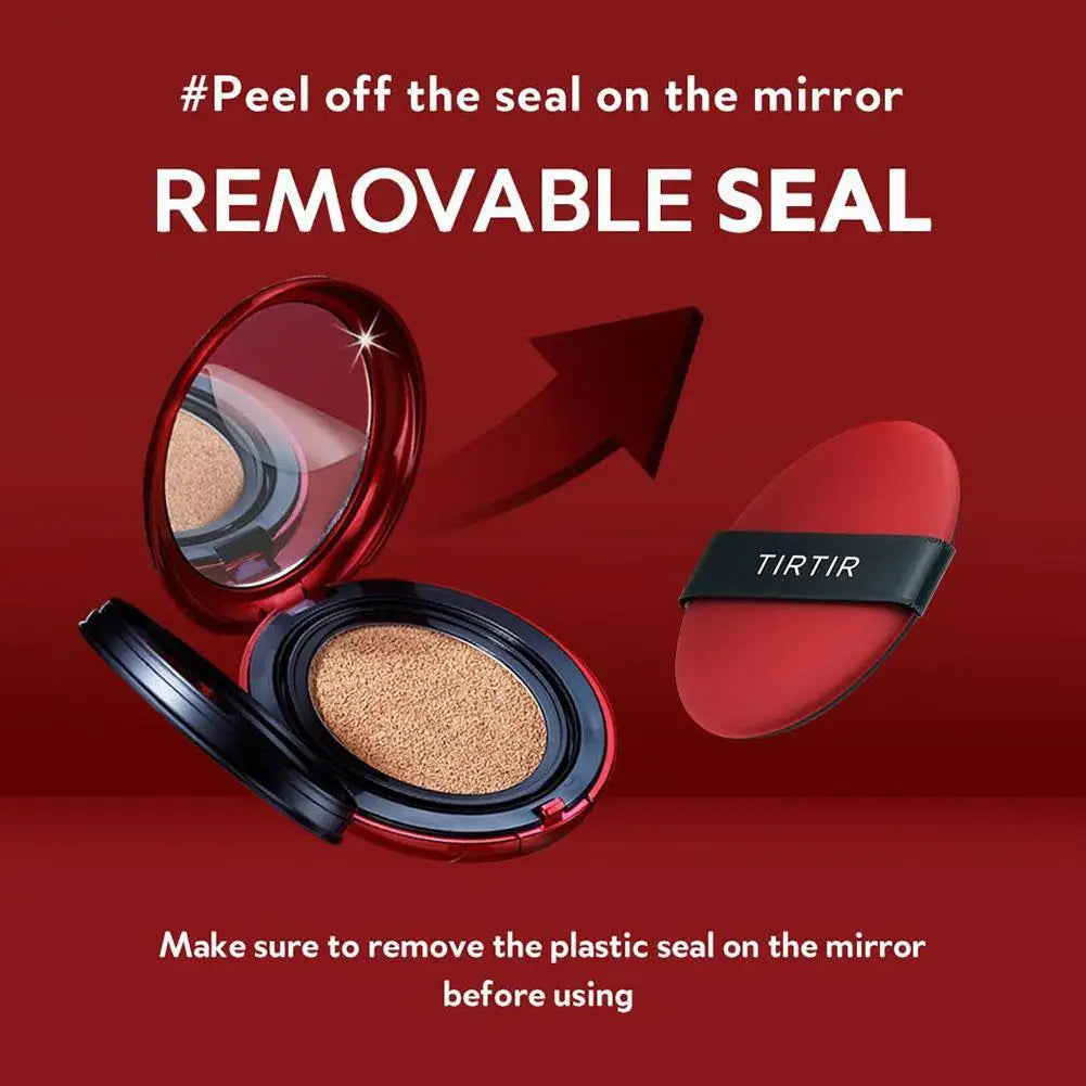 Cushion Refill Foundation TIRTIR Long-lasting Fit High Coverage Foundation Sun Protection Cushion Compact Original Korean Makeup