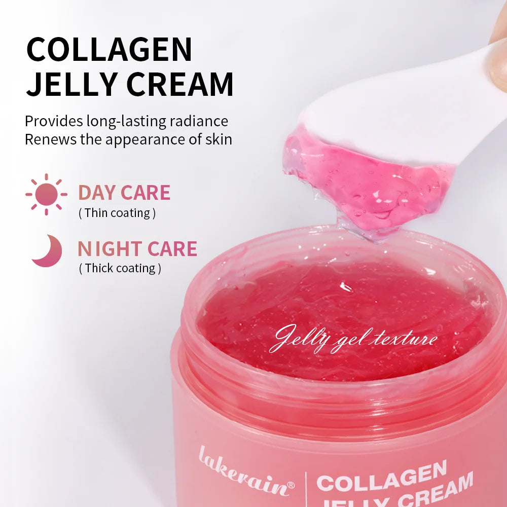 100ml Collagen Jelly Cream Niacinamide Tightening Soothing Moisturizing Anti-Aging Firmness Hydration Skincare 100ml Face Gel