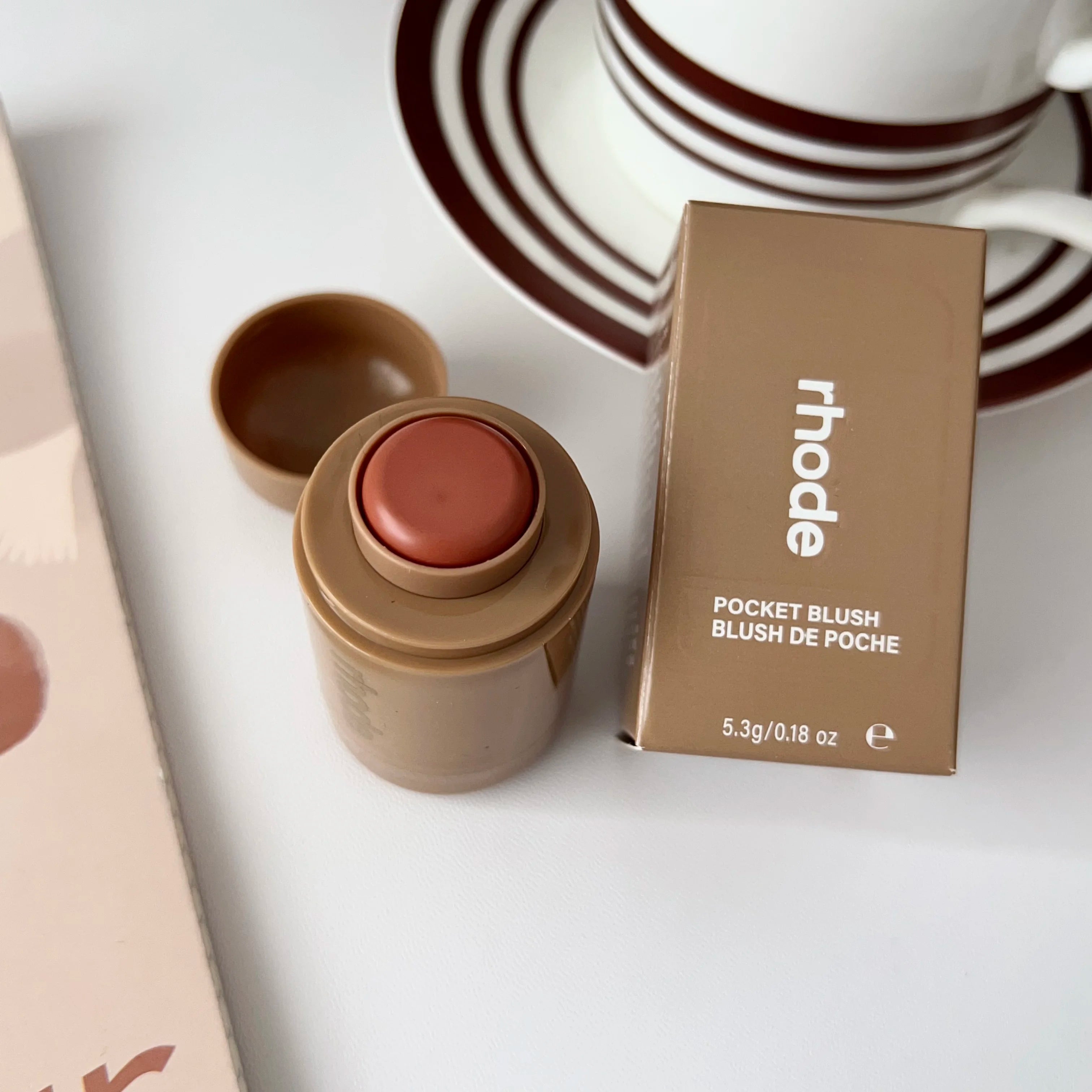 RHODE Makeup Cheek Blush Cream Blusher Stick Lip Gloss Phone Case For iPhone New Toast SALTY TAN Raspberry Espresso Lipstick INS