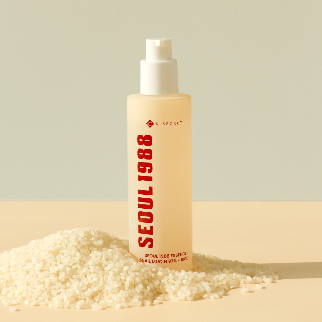 SEOUL 1988 Essence : Snail Mucin 97% + Rice - 100 ml