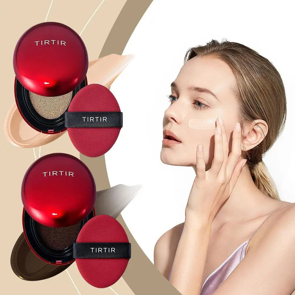 Cushion Refill Foundation TIRTIR Long-lasting Fit High Coverage Foundation Sun Protection Cushion Compact Original Korean Makeup