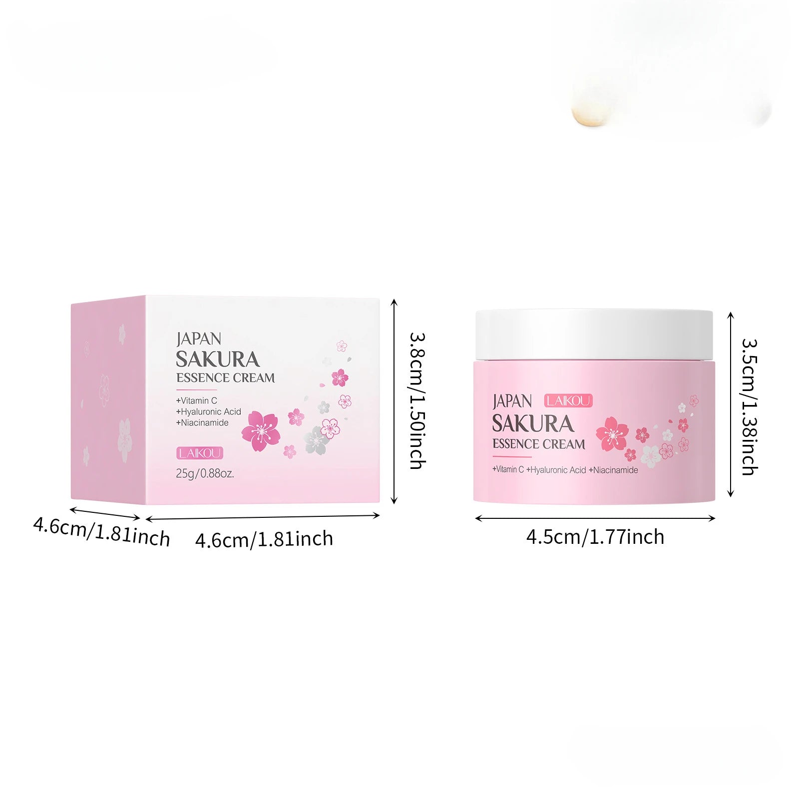 Japan Sakura Face Cream Cherry Blossom Facial Cream Nourishing Oil Control Moisturizing Hydration Skin Firming Korean Skin Care