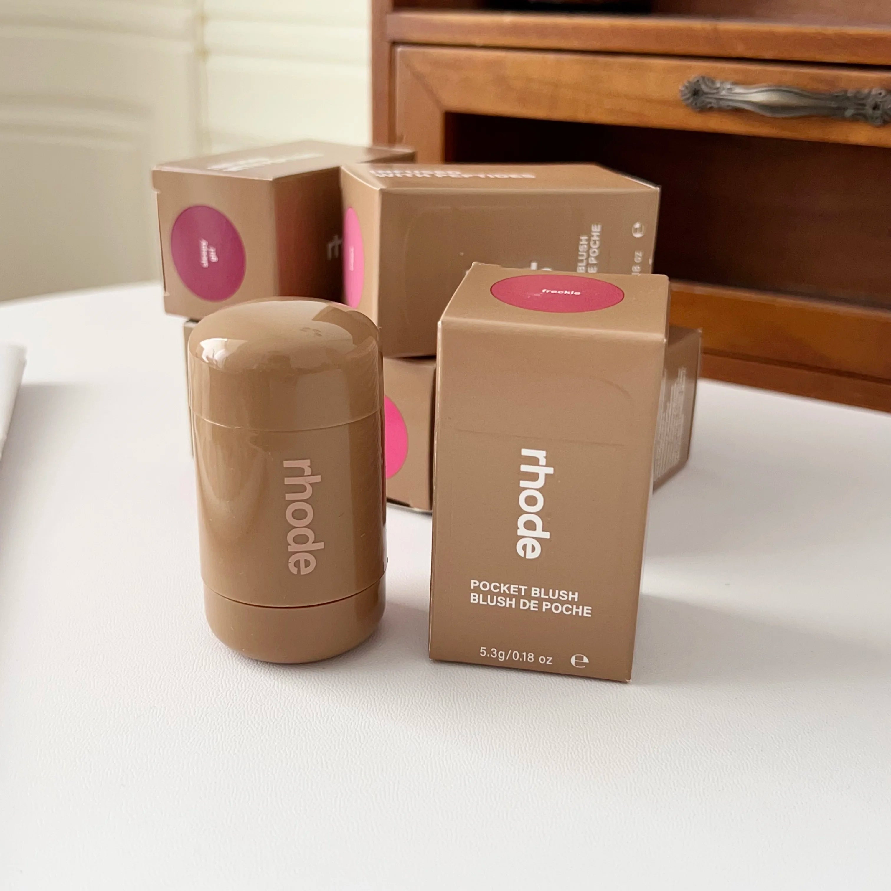 RHODE Makeup Cheek Blush Cream Blusher Stick Lip Gloss Phone Case For iPhone New Toast SALTY TAN Raspberry Espresso Lipstick INS