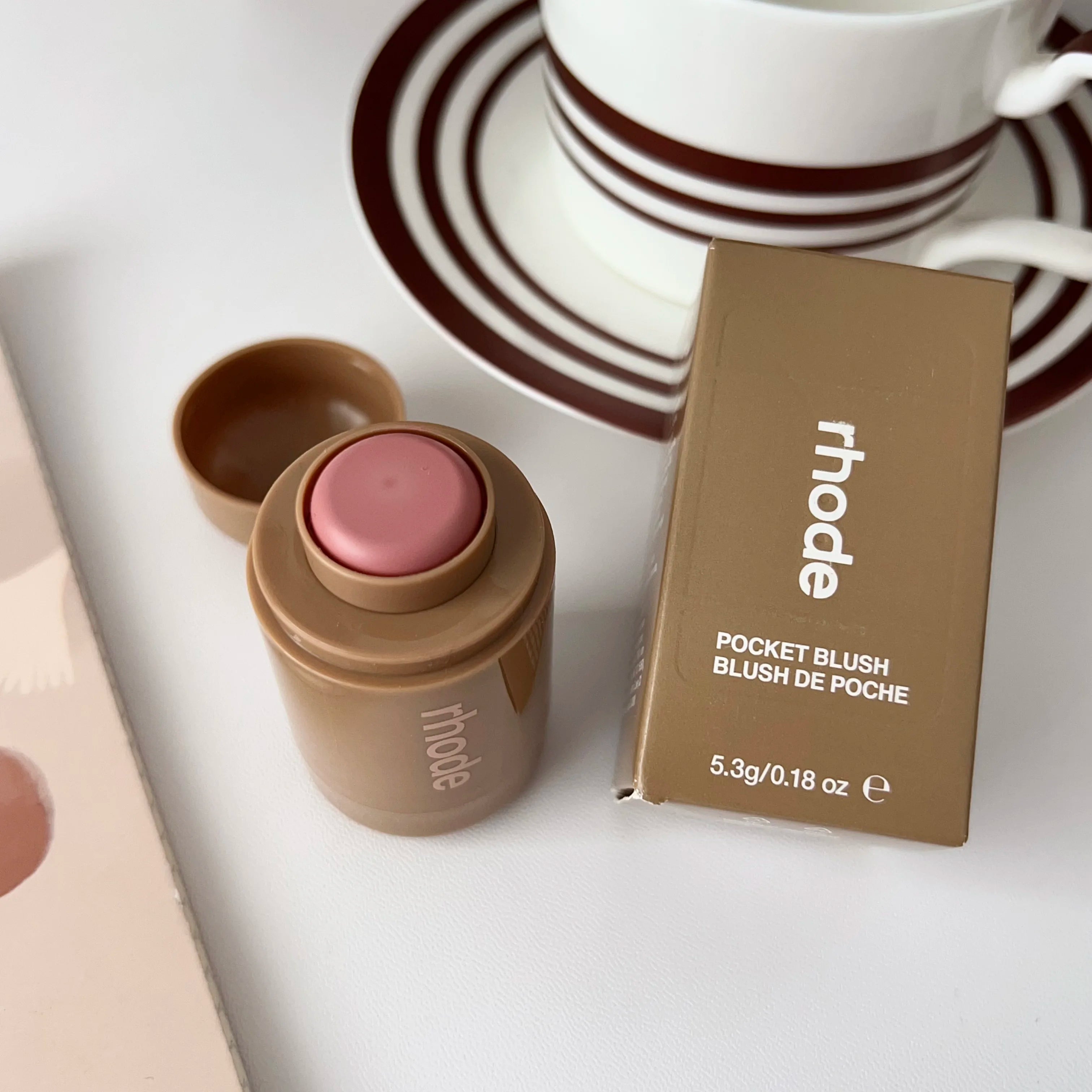 RHODE Makeup Cheek Blush Cream Blusher Stick Lip Gloss Phone Case For iPhone New Toast SALTY TAN Raspberry Espresso Lipstick INS