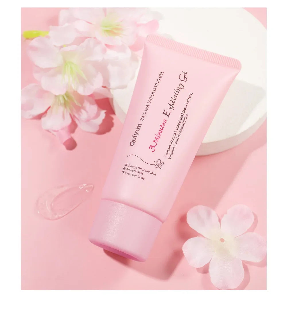 Sakura Exfoliating Peeling Gel Facial Scrub Moisturizing Nourishing Repair Scrubs Face Cream Beauty Skin Care