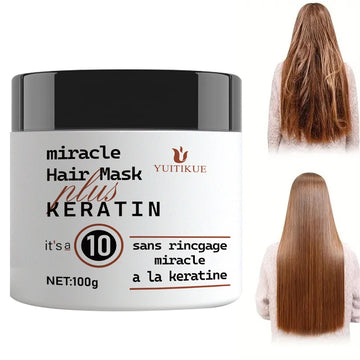 Keratin Hair Mask - Deep care for dry, damaged hair, moisturizing and nourishing, suitable for all hair types