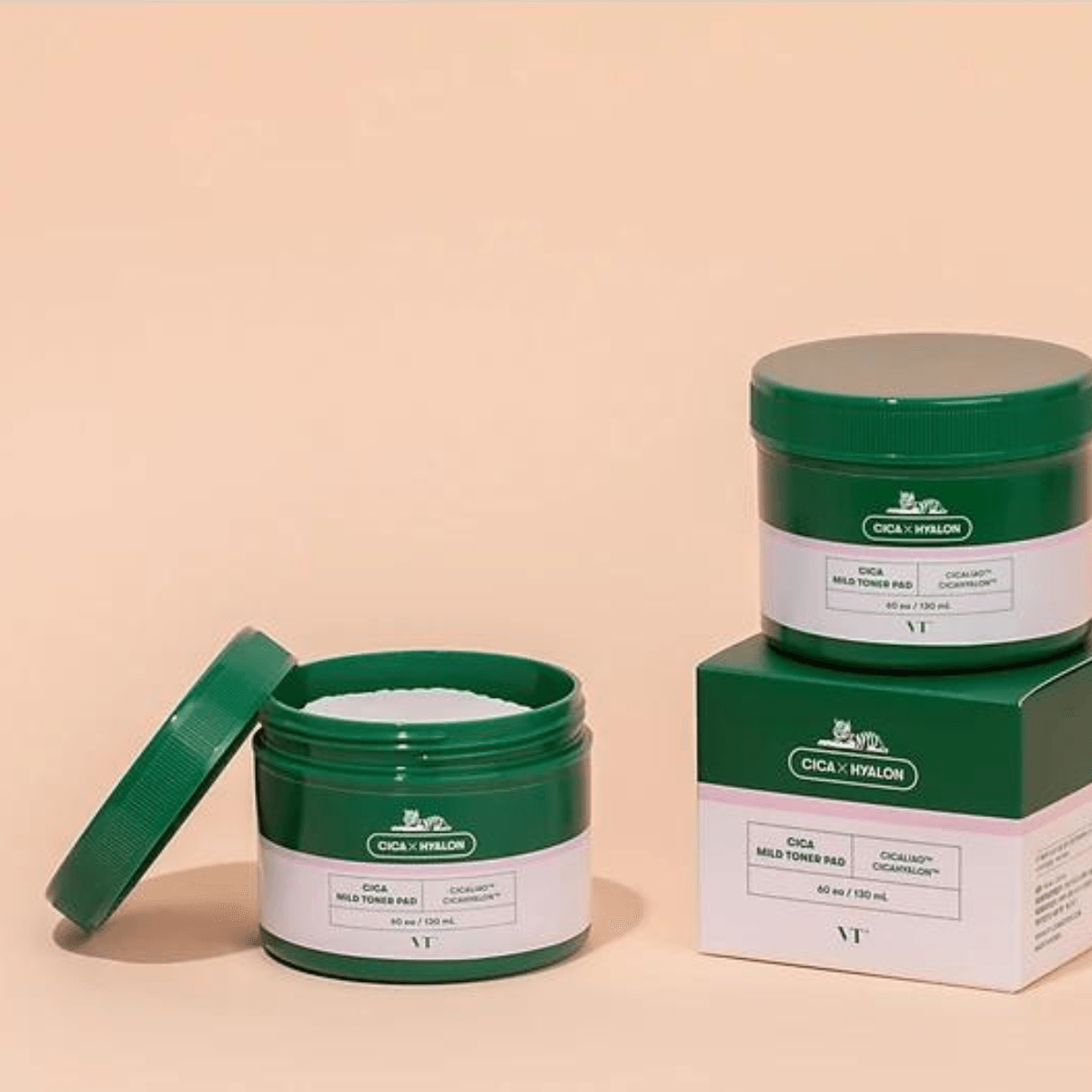 VT Cica Mild Toner Pad - 60 pcs