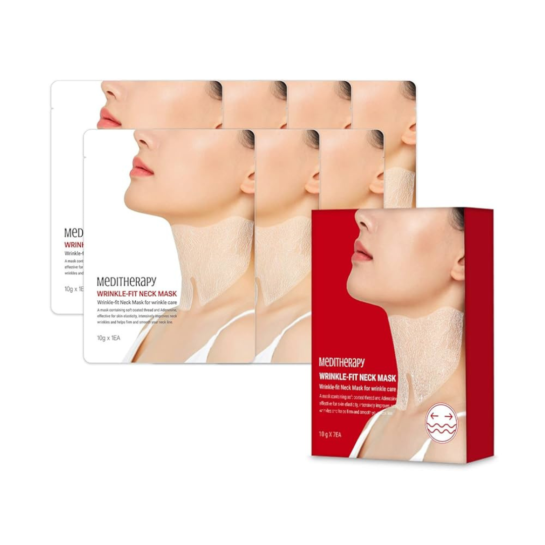 Wrinkle-Fit Neck Mask Set - 7 Sheet Masks