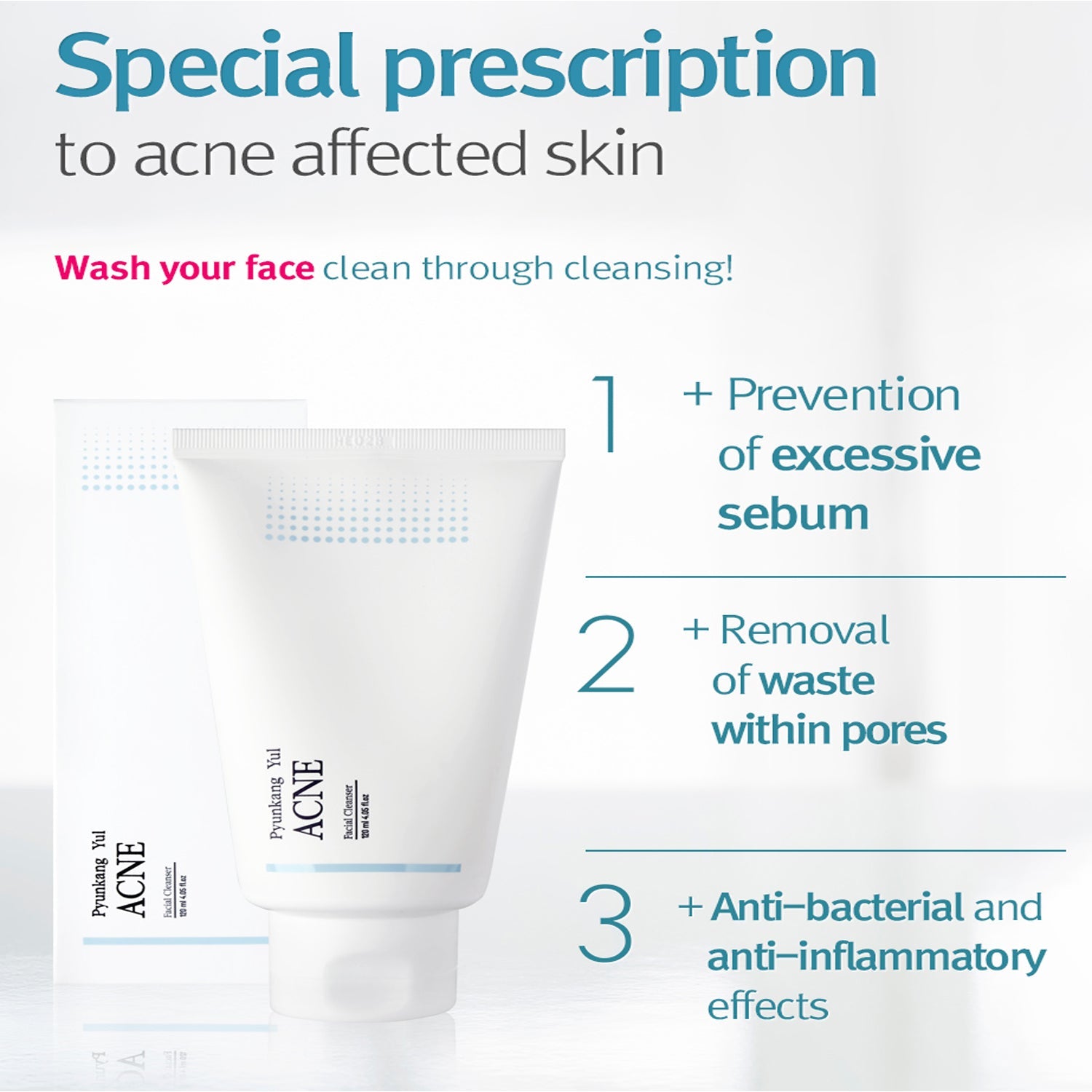ACNE Facial Cleanser - Pyunkang Yul