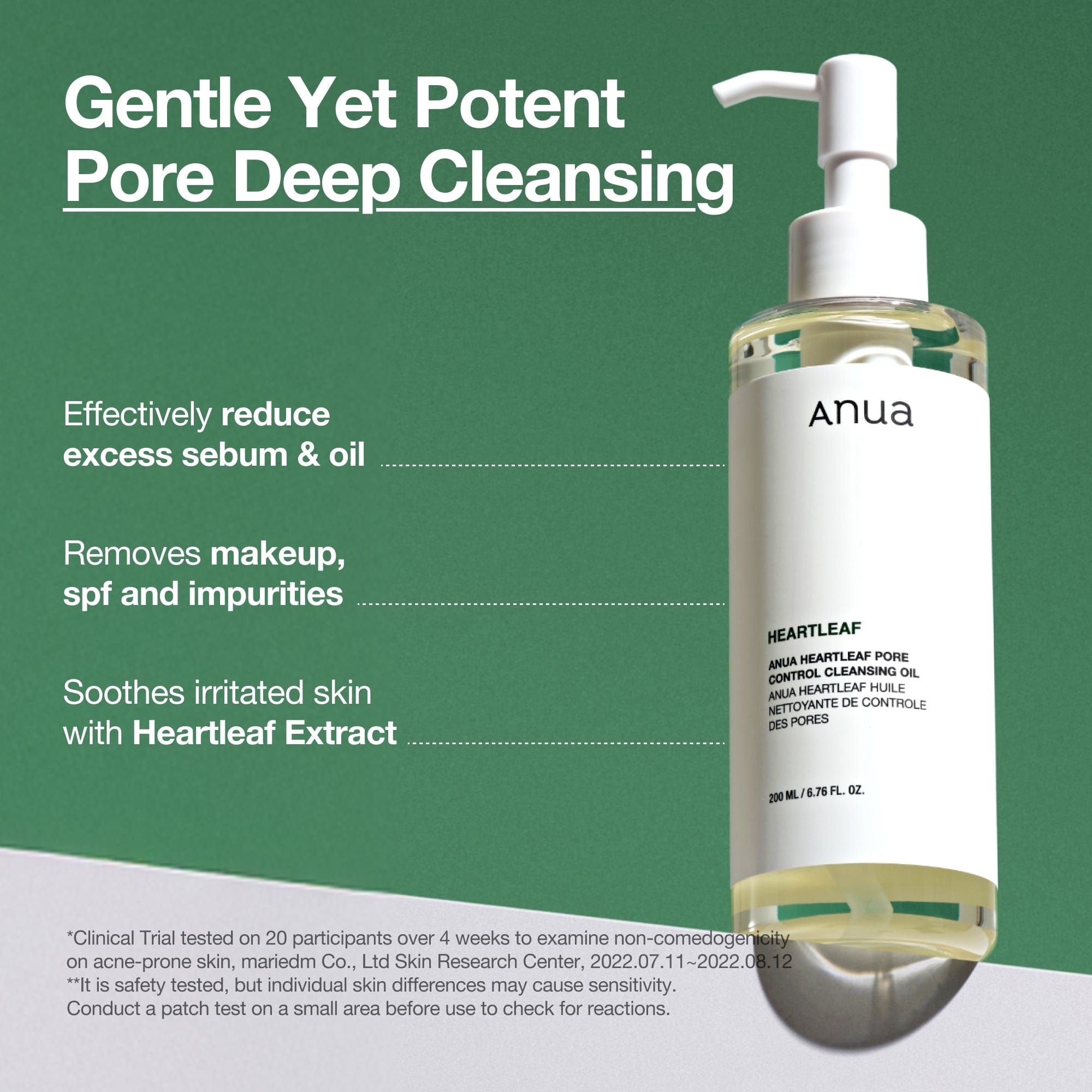 Heartleaf Pore Control Cleansing Oil - Anua