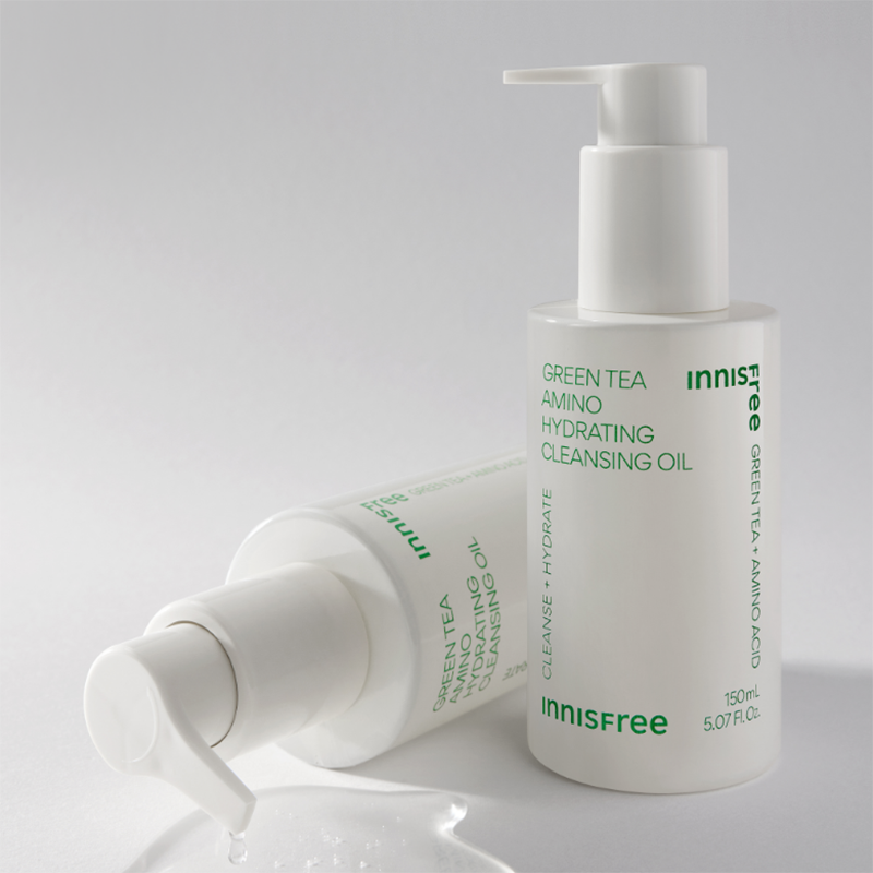 Feuchtigkeitsspendendes Reinigungsöl mit Grüntee-Aminosäuren